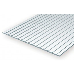 Plate type siding roof metal 1.0x4.8x150x300mm Ref: 4521 - Evergreen Evergreen S1374521 - 2