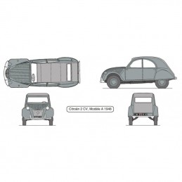 Citroën 2CV classic Heller 1/43 Heller 80175 - 5