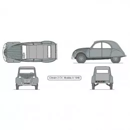 Citroën 2CV classique 1/43 Heller Heller 80175 - 5