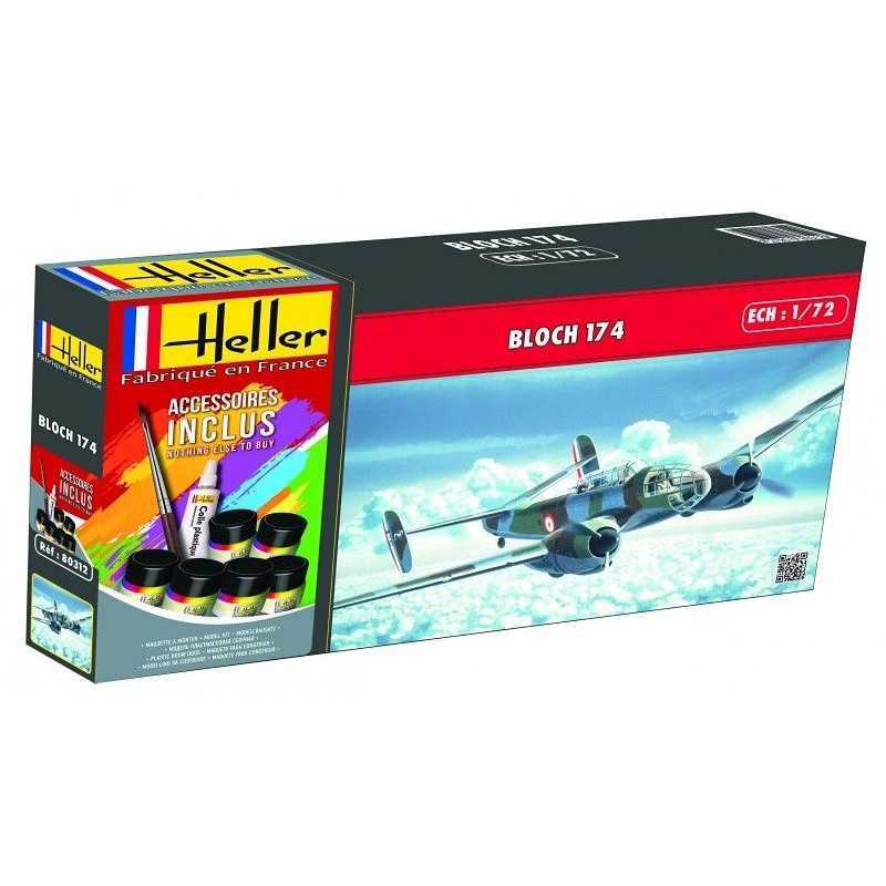 Alouette III EP 1/72 Heller + glues and paints Heller 56312 - 1