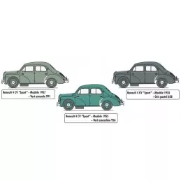 Renault 4 CV 1/24 Heller + colle et peintures Heller HEL-56762 - 2