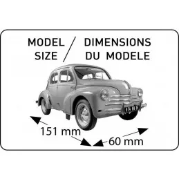 Renault 4 CV 1/24 Heller + colle et peintures Heller HEL-56762 - 3