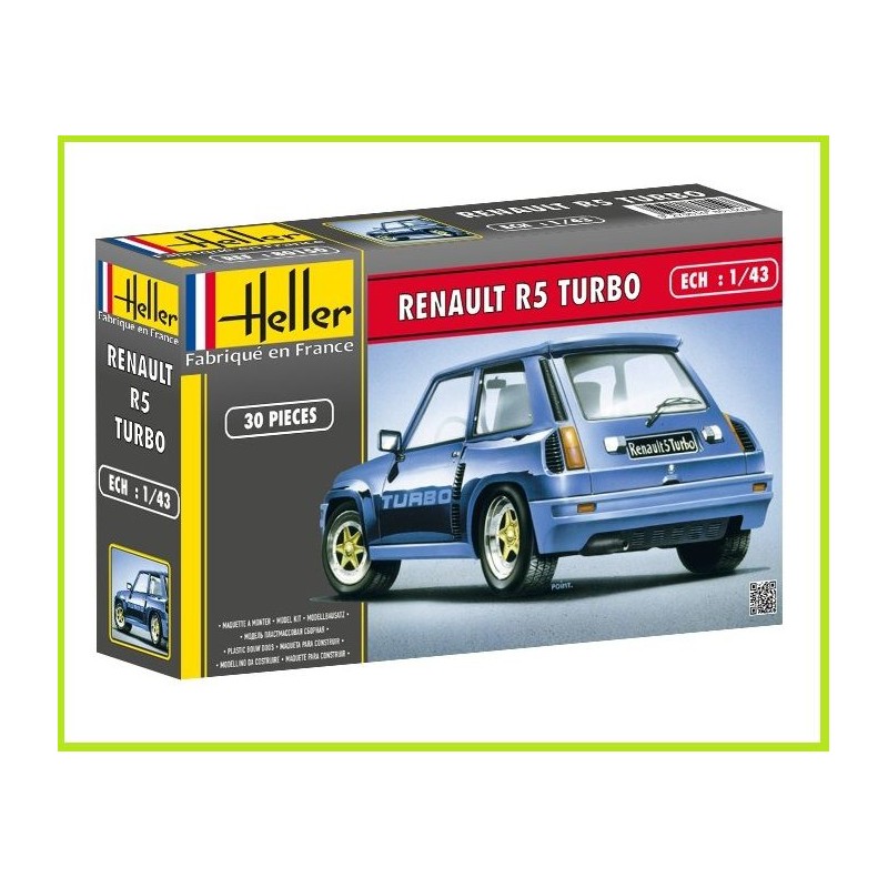 Renault R5 Turbo rally 1/43 Heller Heller 80150 - 1