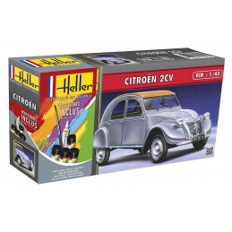 Citroën 2 CV 1/43 Heller + glues and paints Heller 56175 - 1