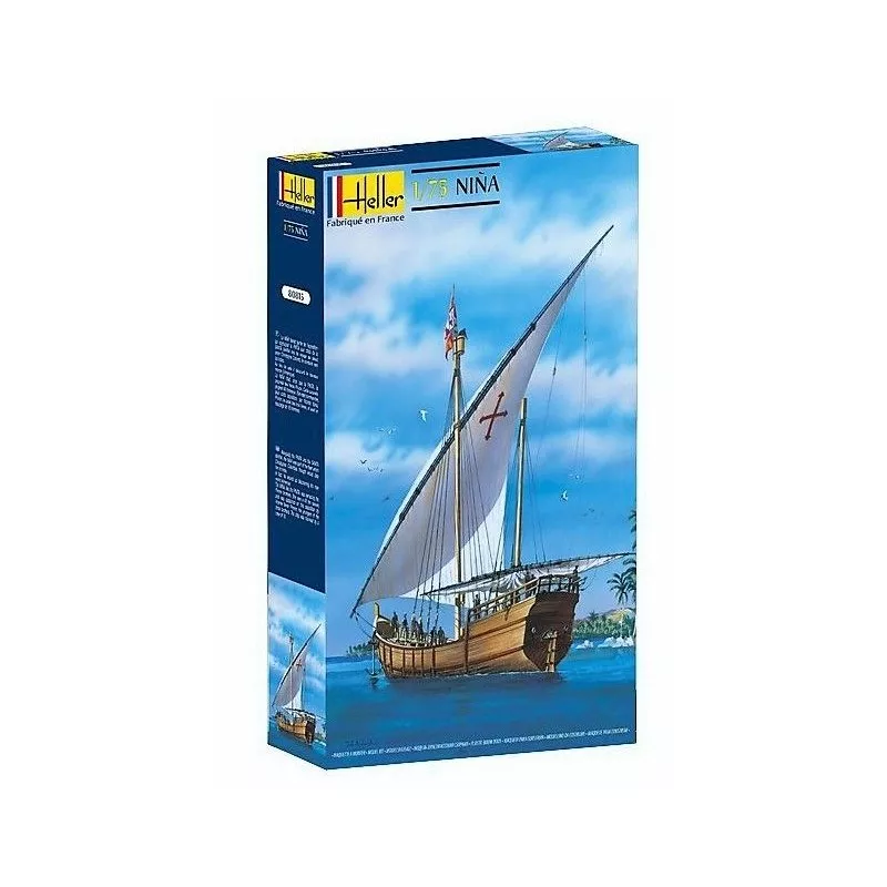 Boat Nina Heller 1/75 + glues and paints Heller HEL-56815 - 1