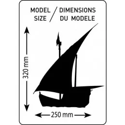 Boat Nina Heller 1/75 + glues and paints Heller HEL-56815 - 3