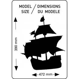 Boat Santa Maria 1/75 Heller + glues and paints Heller 56865 - 3