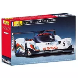 Peugeot 905 EV 1 BIS 1/24 Heller + colle et peintures Heller HEL-56718 - 1