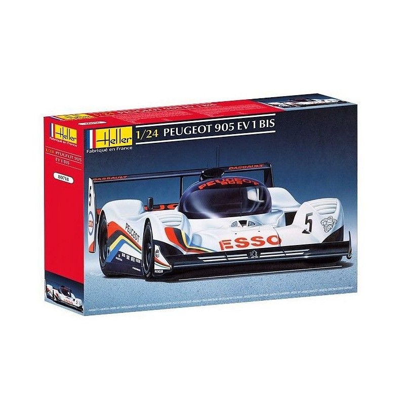 Peugeot 905 EV 1 BIS 1/24 Heller + glues and paints Heller 56718 - 1