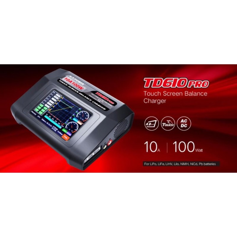 Chargeur TD610 PRO 100w 12V / 220V GT-Power GT-Power GT-TD610PRO - 1