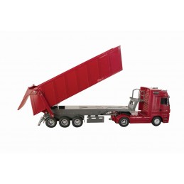 Camion Mercedes Benz Actros + semi benne rouge 1/32 Siva SV-50081 - 2