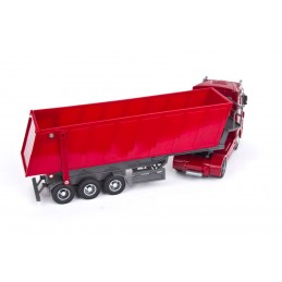 Camion Mercedes Benz Actros + semi benne rouge 1/32 Siva SV-50081 - 4
