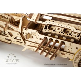 Car U - 9 "Grand Prix" Puzzle 3D wood UGEARS UGEARS UG-70044 - 4