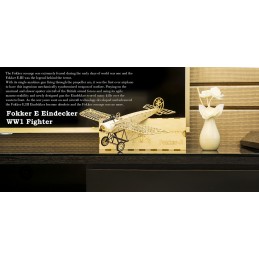 Fokker E 1/23 découpe laser bois, modèle statique DW Hobby DW Hobby - Dancing Wings Hobby VX08 - 5