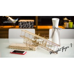 Wright Flyer-I 1/18 découpe laser bois, modèle statique DW Hobby DW Hobby - Dancing Wings Hobby VC01 - 6
