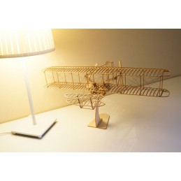 Wright Flyer-I 1/18 découpe laser bois, modèle statique DW Hobby DW Hobby - Dancing Wings Hobby VC01 - 8