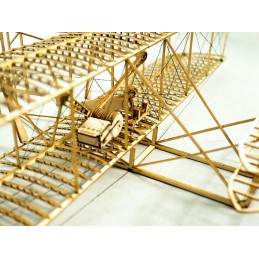 Wright Flyer-I 1/18 découpe laser bois, modèle statique DW Hobby DW Hobby - Dancing Wings Hobby VC01 - 9