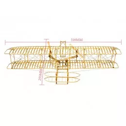 Wright Flyer - I 1/13 laser cutting wood, static model DW Hobby DW Hobby - Dancing Wings Hobby VC01 - 11