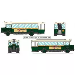 Autobus Parisien TN6 C2 1/24 Heller Heller 80789 - 3