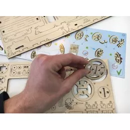 Tractor Puzzle 3D wood UGEARS UGEARS UG-70001 - 6