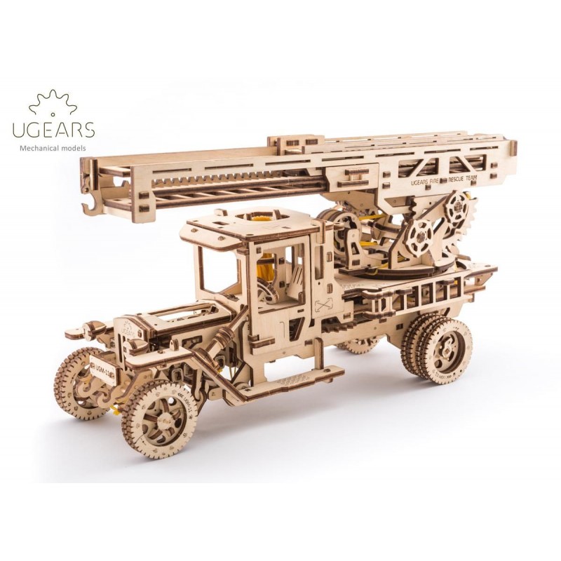 Camion échelle Puzzle 3D bois UGEARS UGEARS UG-70022 - 1