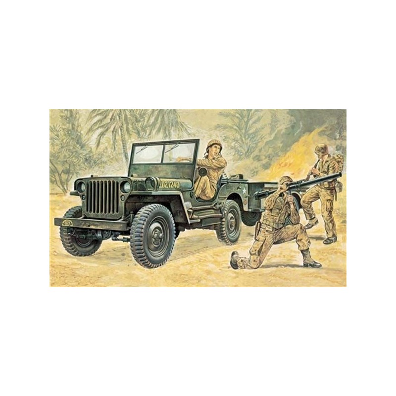Jeep Willys avec soldats 1/35 Italeri Italeri I314 - 1