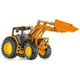 Tractor John Deere 7430 with charger 735, orange 1/32 Wiking Wiking 077342 - 2