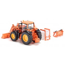 Tracteur John Deere 7430 avec chargeur 735, orange 1/32 Wiking Wiking 077342 - 5