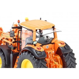 Tractor John Deere 7430 with charger 735, orange 1/32 Wiking Wiking 077342 - 6
