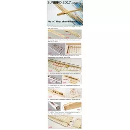 Glider SunBird V2 1600mm kit balsa DW Hobby DW Hobby - Dancing Wings Hobby F1601C - 9