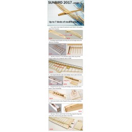 Planeur SunBird V2 1600mm kit balsa DW Hobby DW Hobby - Dancing Wings Hobby F1601C - 9