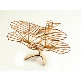 Glider Otto Lilienthal laser cutting wood, static model DW Hobby DW Hobby - Dancing Wings Hobby VA02 - 1