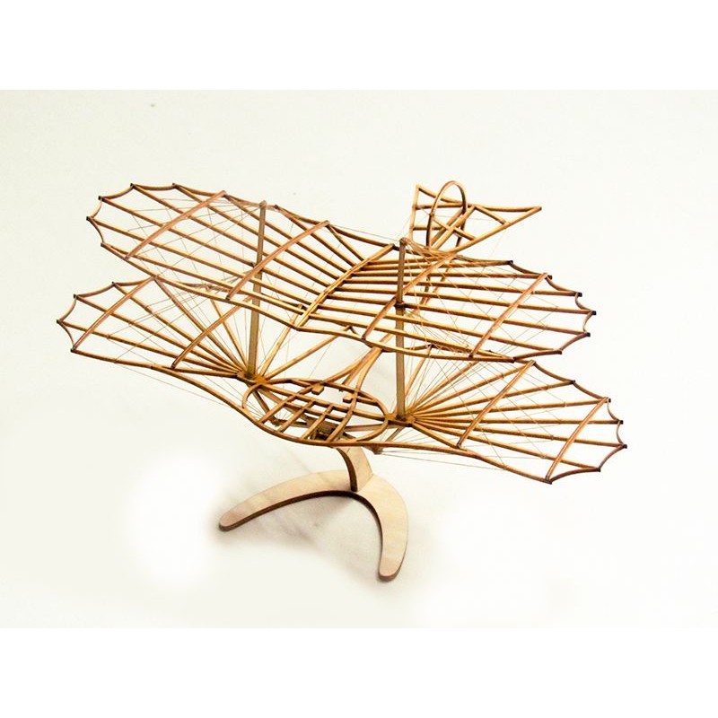 Glider Otto Lilienthal laser cutting wood, static model DW Hobby DW Hobby - Dancing Wings Hobby VA02 - 1