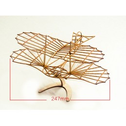 Glider Otto Lilienthal laser cutting wood, static model DW Hobby DW Hobby - Dancing Wings Hobby VA02 - 2