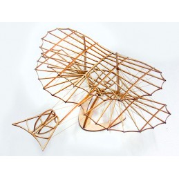 Glider Otto Lilienthal laser cutting wood, static model DW Hobby DW Hobby - Dancing Wings Hobby VA02 - 3