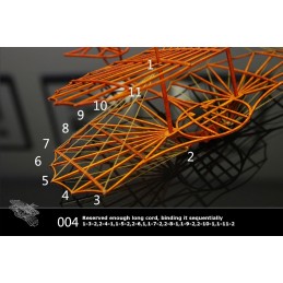 Glider Otto Lilienthal laser cutting wood, static model DW Hobby DW Hobby - Dancing Wings Hobby VA02 - 6