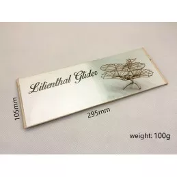 Glider Otto Lilienthal laser cutting wood, static model DW Hobby DW Hobby - Dancing Wings Hobby VA02 - 7