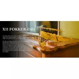 Fokker DR-I 1/18 découpe laser bois, modèle statique DW Hobby DW Hobby - Dancing Wings Hobby VX11 - 7