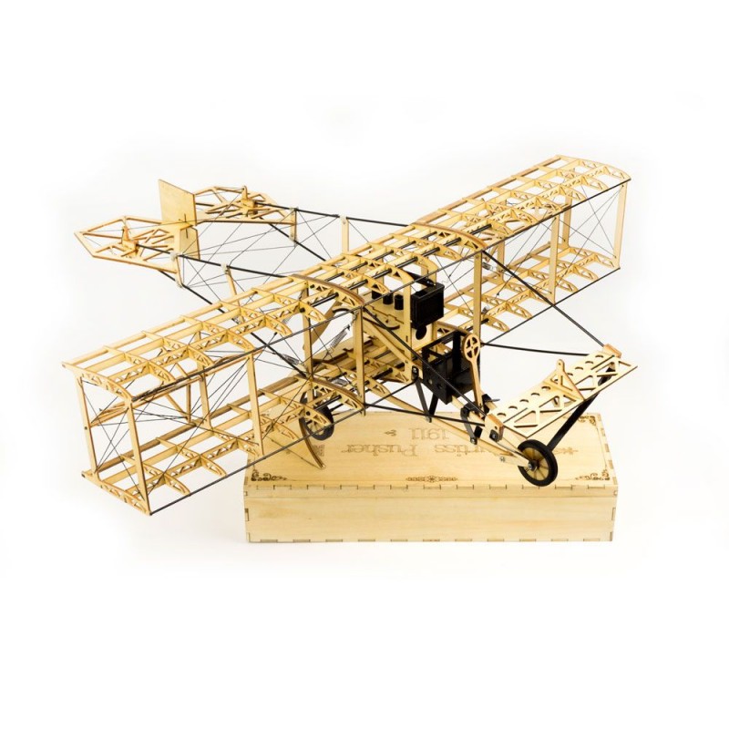 Curtiss Pusher 1911 1/17 découpe laser bois, modèle statique DW Hobby DW Hobby - Dancing Wings Hobby VS12 - 1