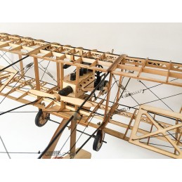 Curtiss Pusher 1911 1/17 découpe laser bois, modèle statique DW Hobby DW Hobby - Dancing Wings Hobby VS12 - 5
