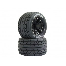 Tires 1/10 ST-Rocket soft + rim 2.8" Black Louise RC Louise RC 052864 - 2