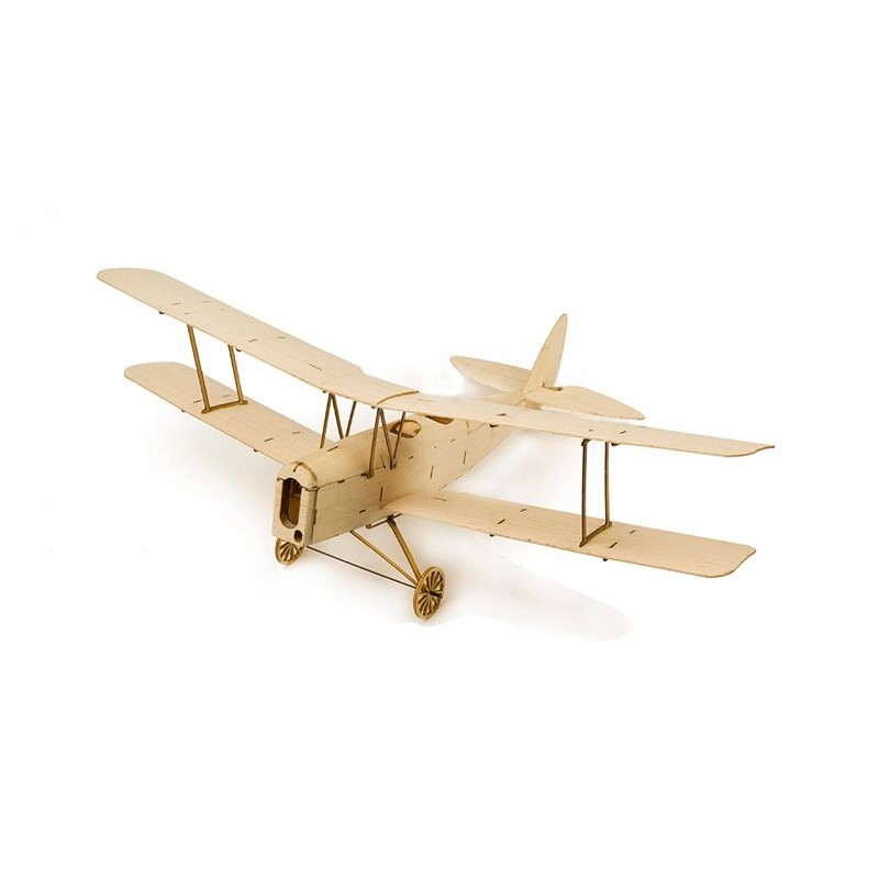Mini Tiger Moth Biplan 400mm découpe laser balsa DW Hobby DW Hobby - Dancing Wings Hobby K1001 - 1