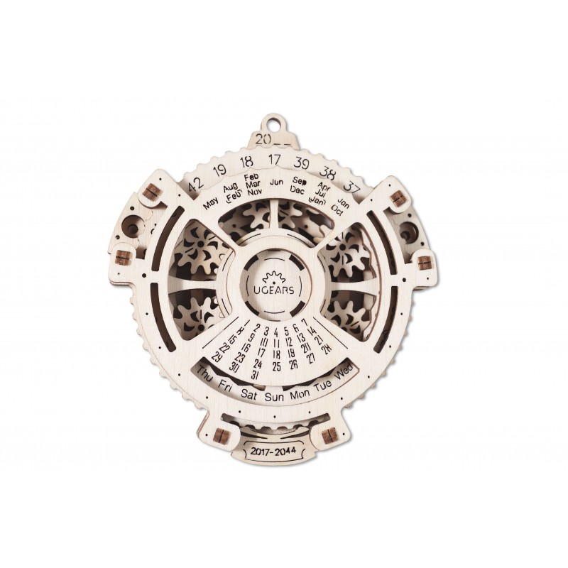 Mechanical calendar 3D wood UGEARS UGEARS UG-70036 - 1