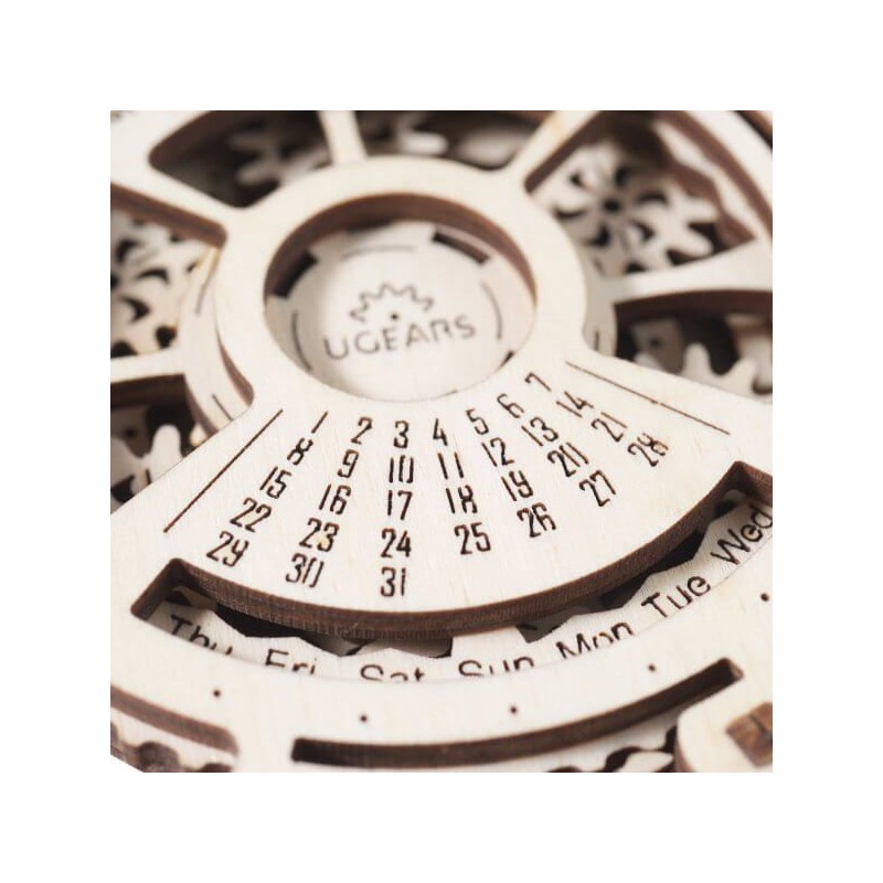 Calendrier mécanique 3D bois UGEARS - UG-70036