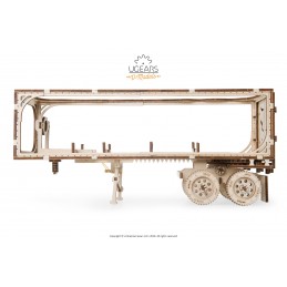 VM-03 truck trailer Puzzle 3D wood UGEARS UGEARS UG-70057 - 6