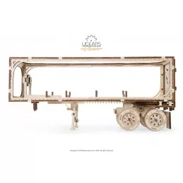 VM-03 truck trailer Puzzle 3D wood UGEARS UGEARS UG-70057 - 6