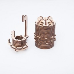 Lock combination Cryptex Puzzle 3D wood UGEARS UGEARS UG-70020 - 5