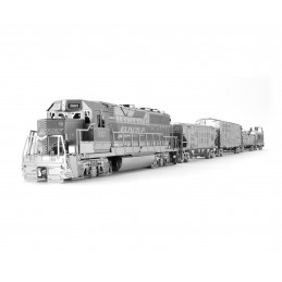 Freight Train Set + 4 Metal Earth Wagons Metal Earth MMG104 - 2