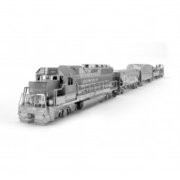 Coffret Train de marchandise + 4 Wagons Metal Earth Metal Earth MMG104 - 3