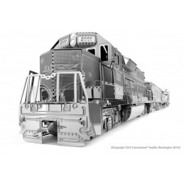 Freight Train Set + 4 Metal Earth Wagons Metal Earth MMG104 - 4